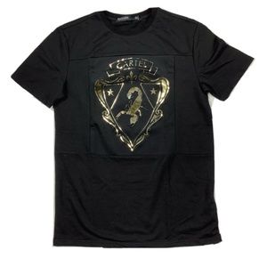 Hudson Outerwear Men’s Cartel t-shirts Black / Gold size: Medium